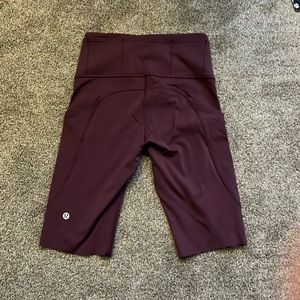 LULULEMON BIKER SHORTS